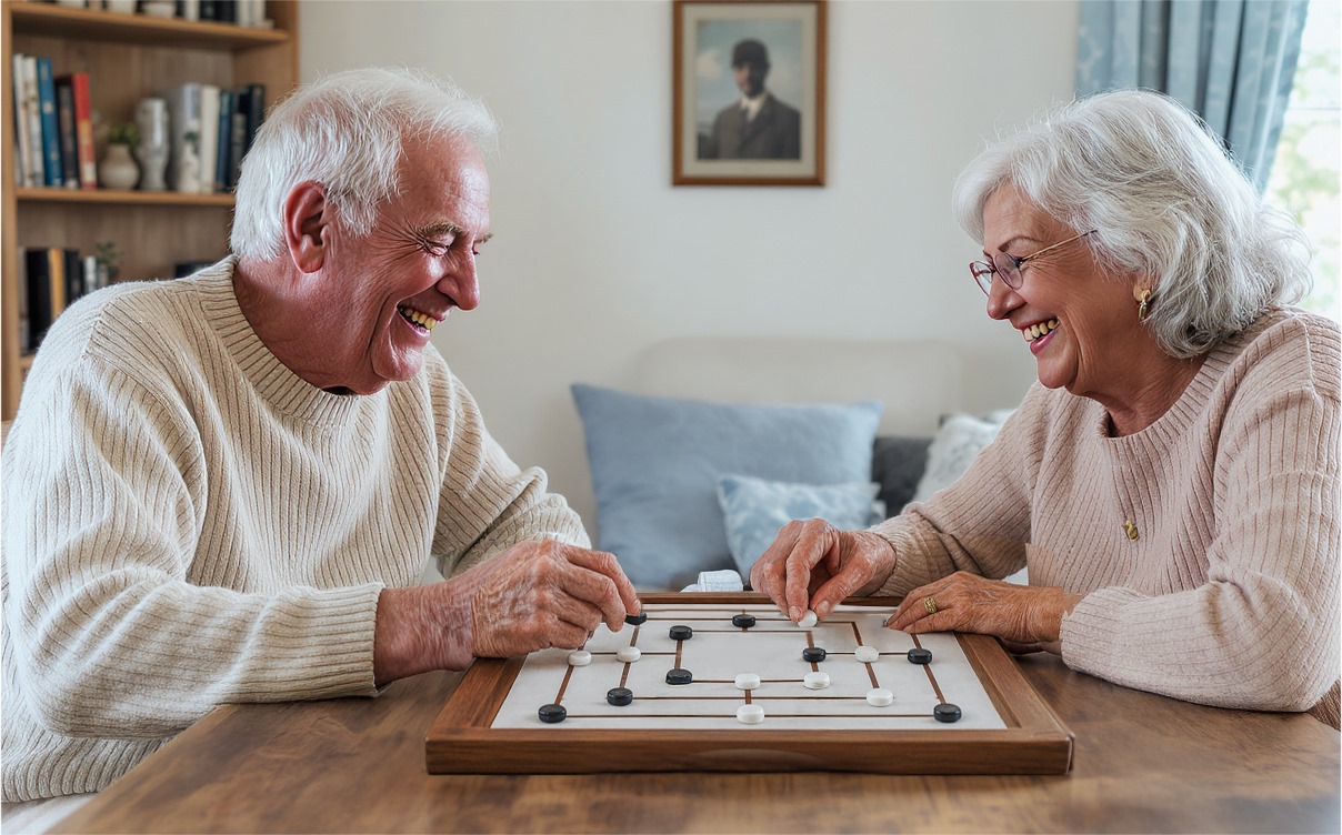 Mühle-Spiel